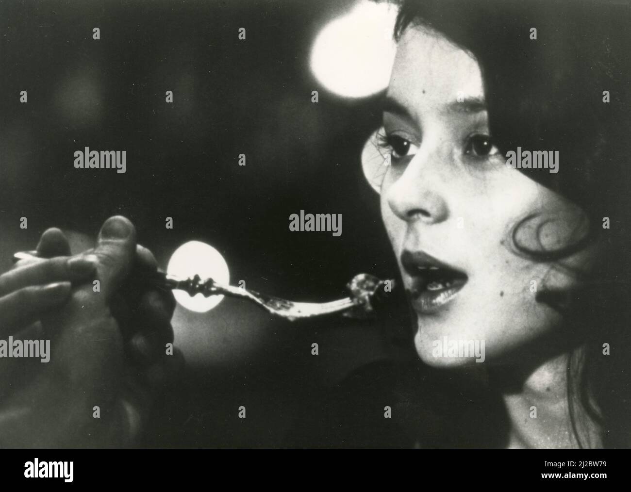 AmericanCanadian actress Meg Tilly in the movie The Girl in a Swing