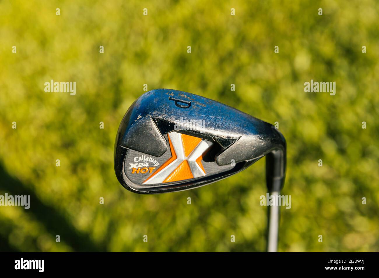 Buenos Aires, 28th January 2022. Golf club heads Callaway x24 Hot. (Credit  Image: Esteban Osorio/Alamy Stock Photo Stock Photo - Alamy