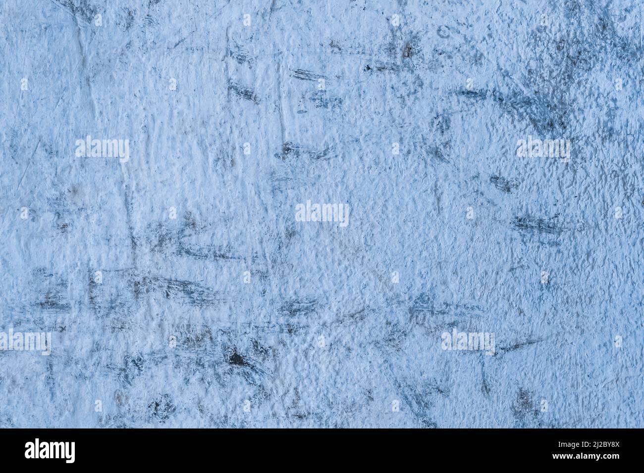 Old concrete wall worn cement background with abstract paint blue rough ...