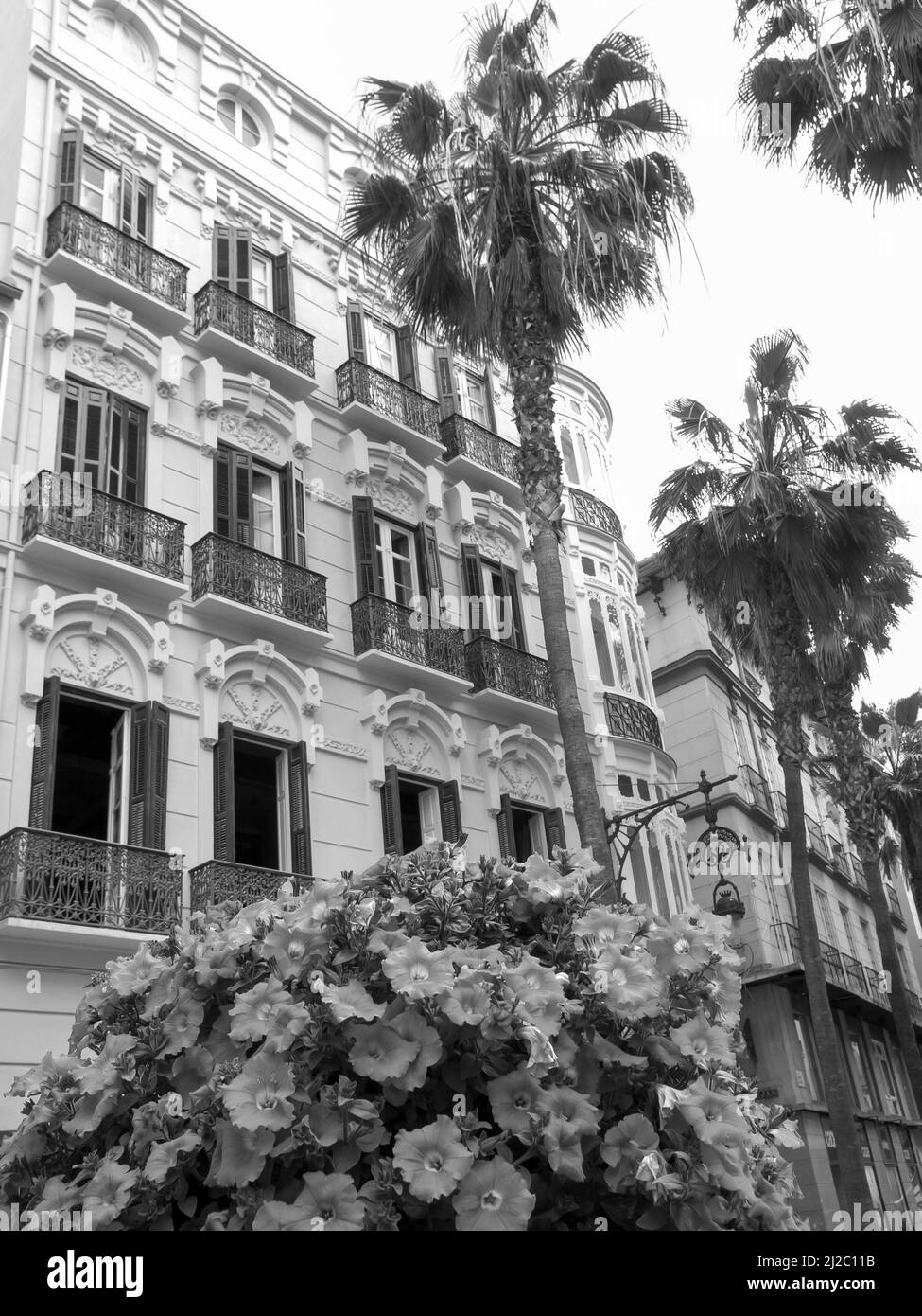 Malaga City In Spain Stock Photo Alamy