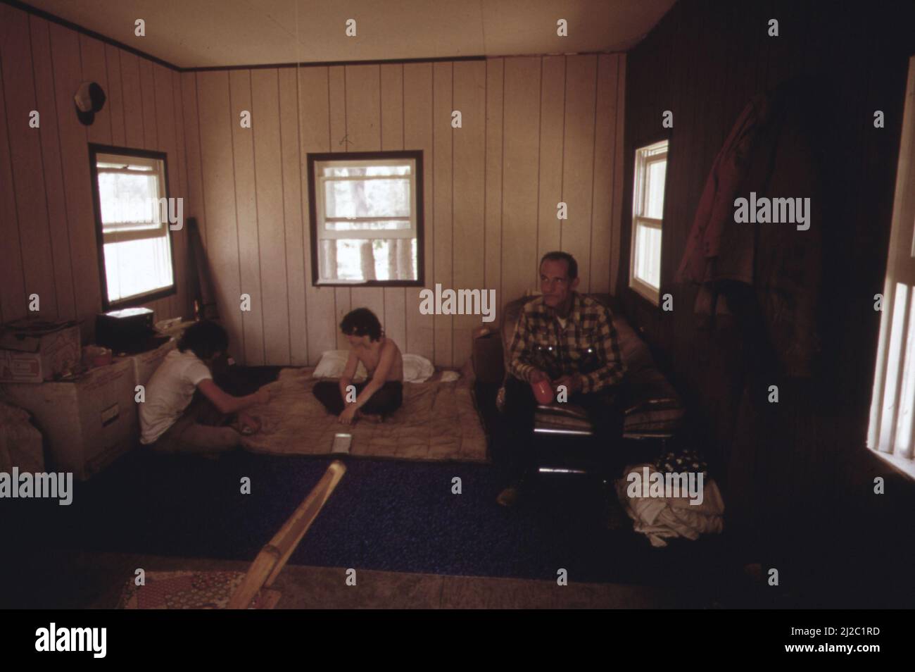 Sitting room 1970s hi-res stock photography and images - Alamy