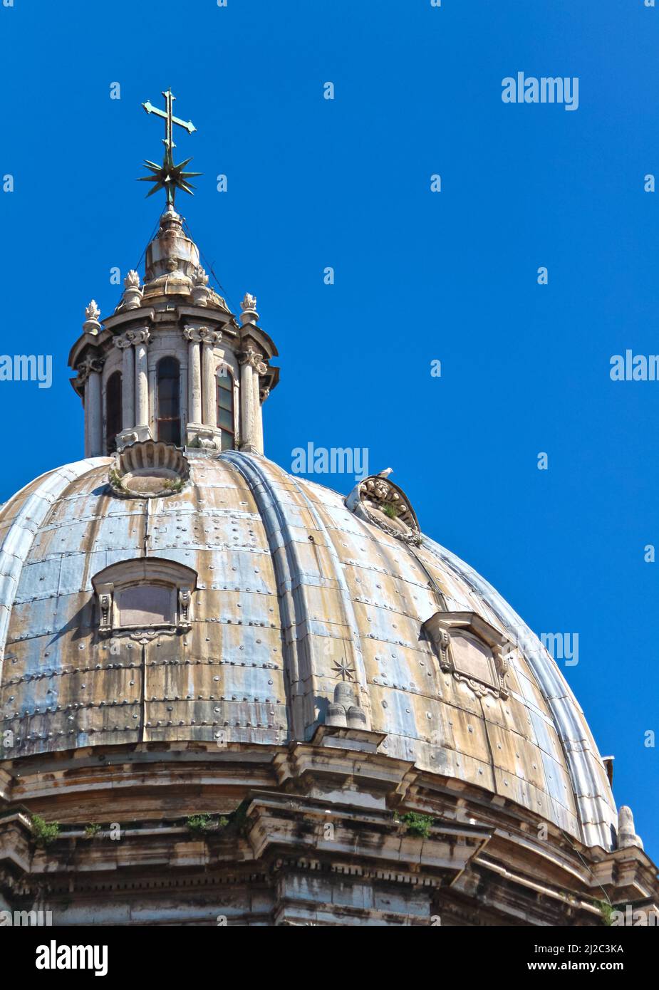 Sant Andrea Della Valle Dome in Rome Stock Photo