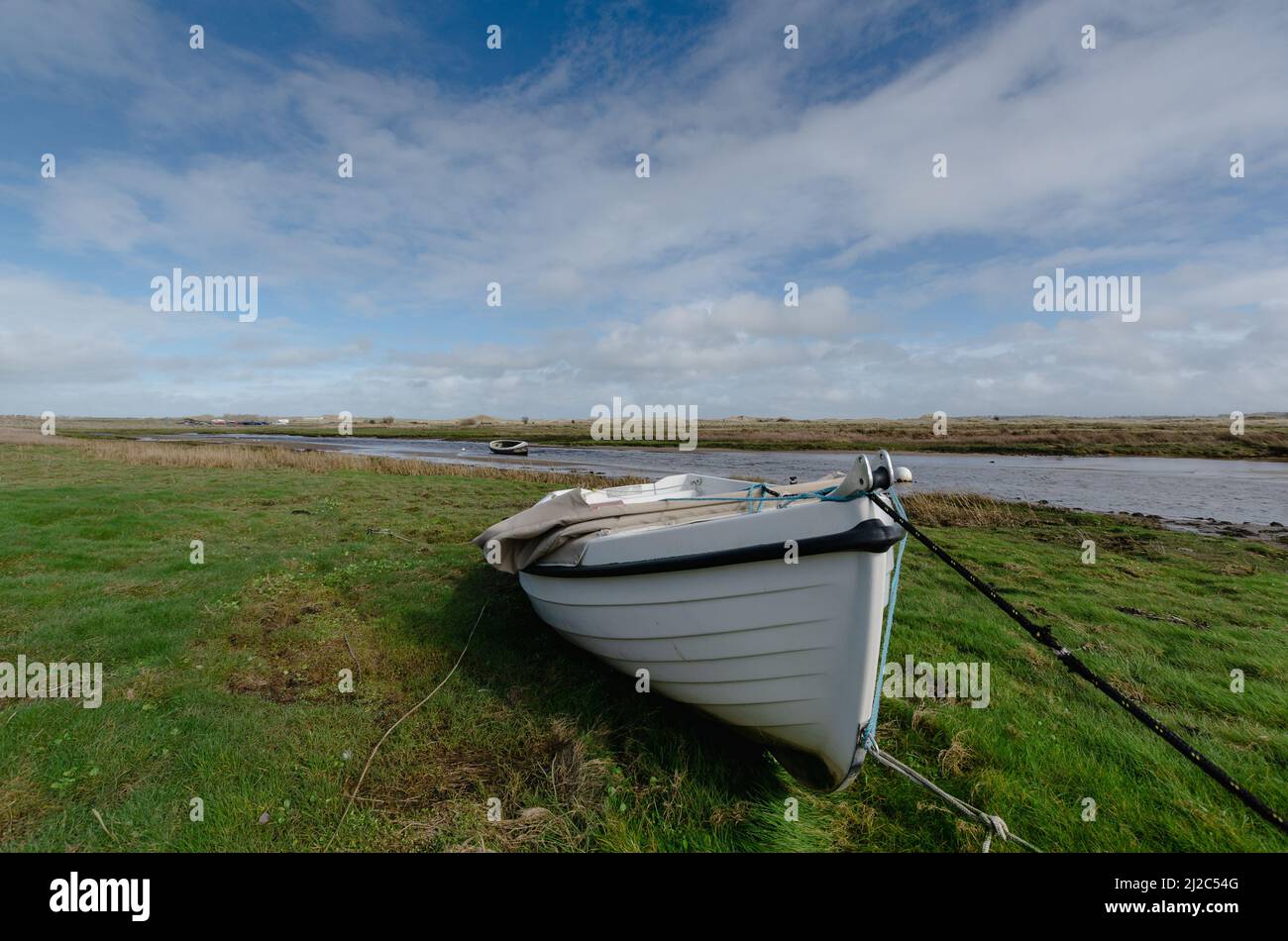 Green boat on white background hi-res stock photography and images - Alamy