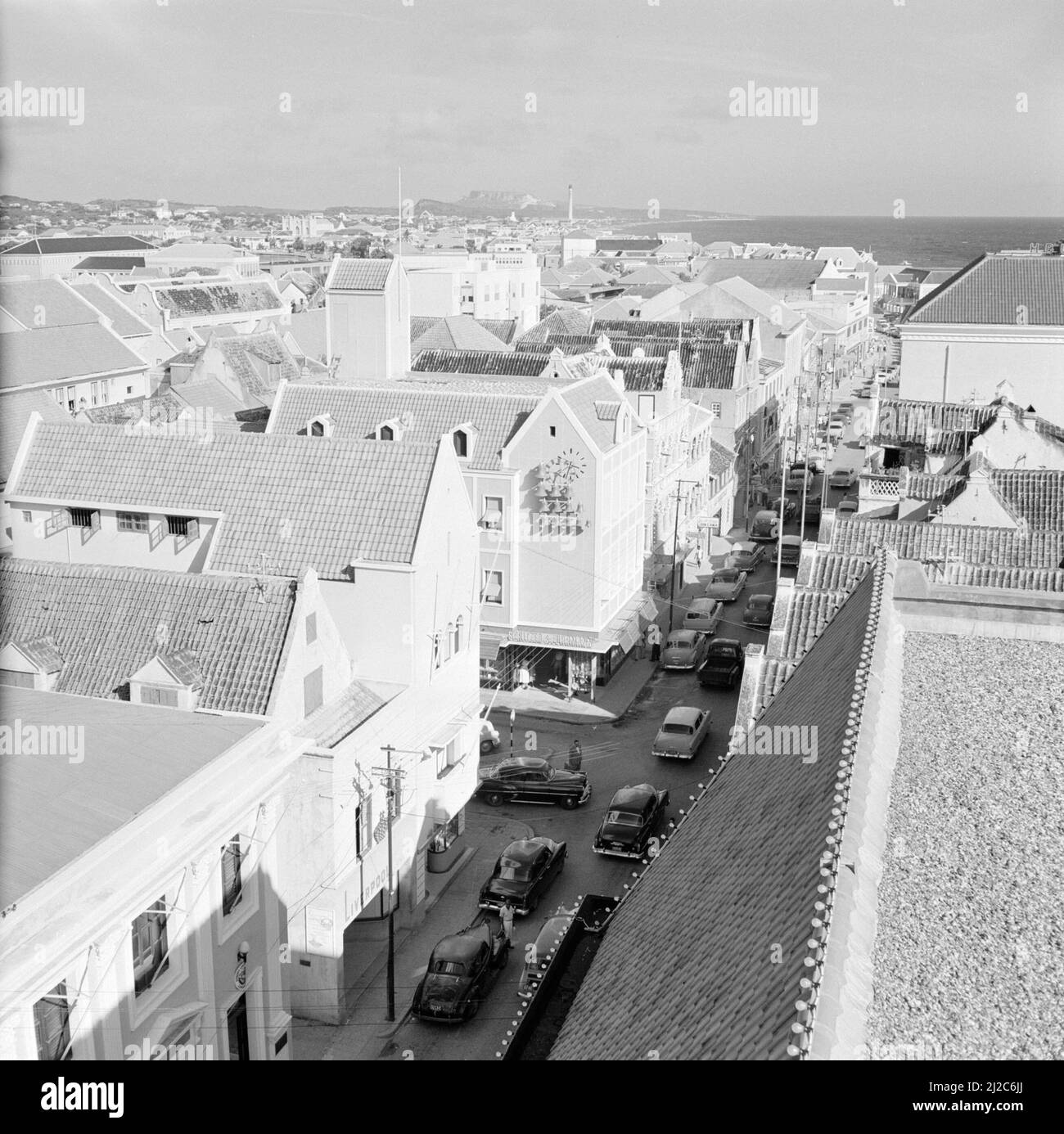 View of Willemstad on Curacao ca. October 1955 Stock Photo Alamy