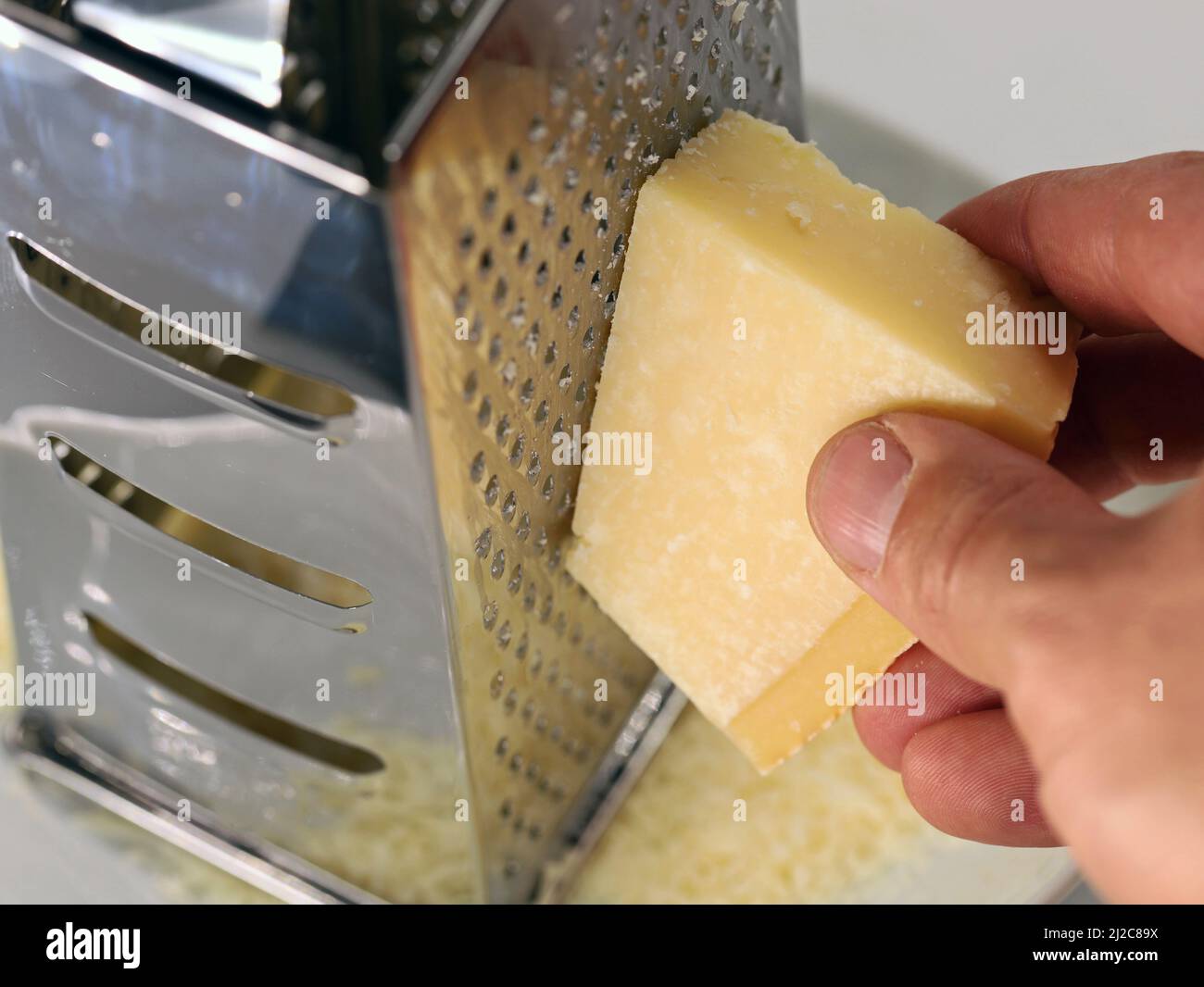 Small Grater Parmesan Cheese Grater Food Stock Photo by ©daniiD