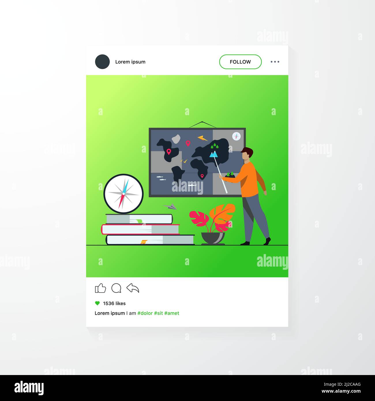 Travel earth geography research Stock Vector Images - Alamy