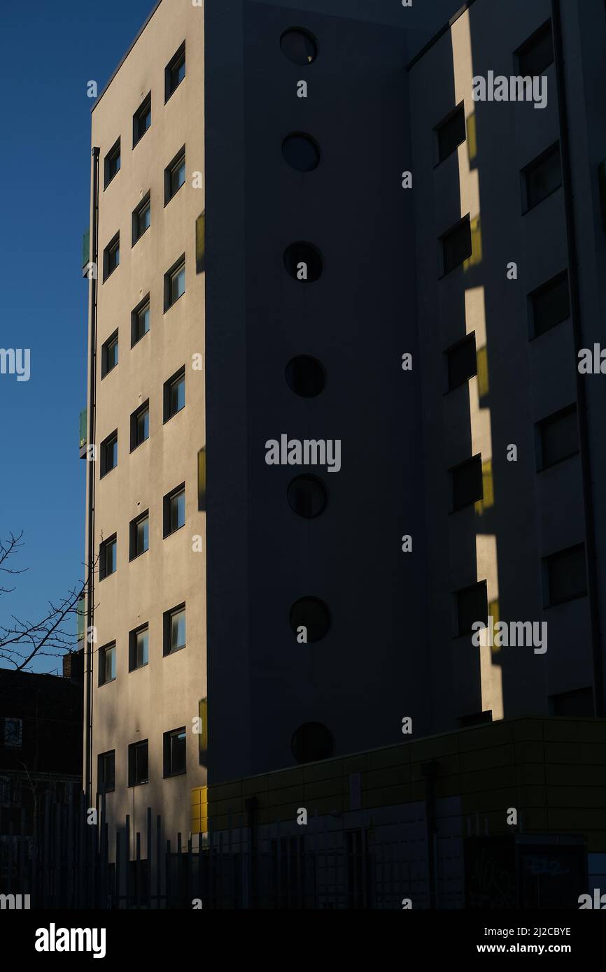 New build flats, South London Stock Photo Alamy
