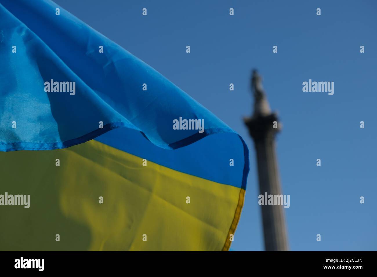 Ukraine Protest, Trafalgar Square London Stock Photo - Alamy
