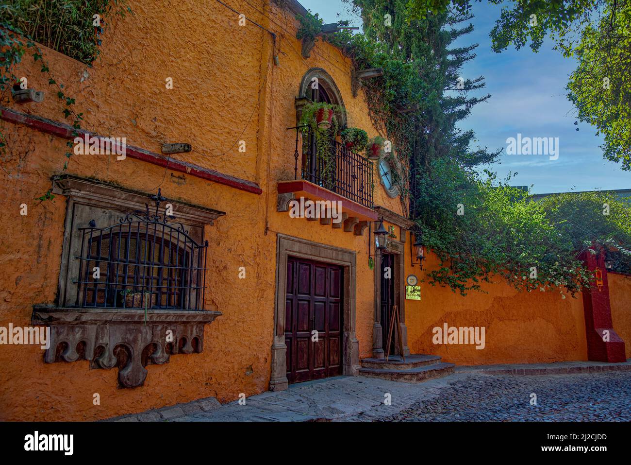 A large, beautiful, colonial home. San Miguel de Allende, Guanajuato, Mexico Stock Photo Alamy