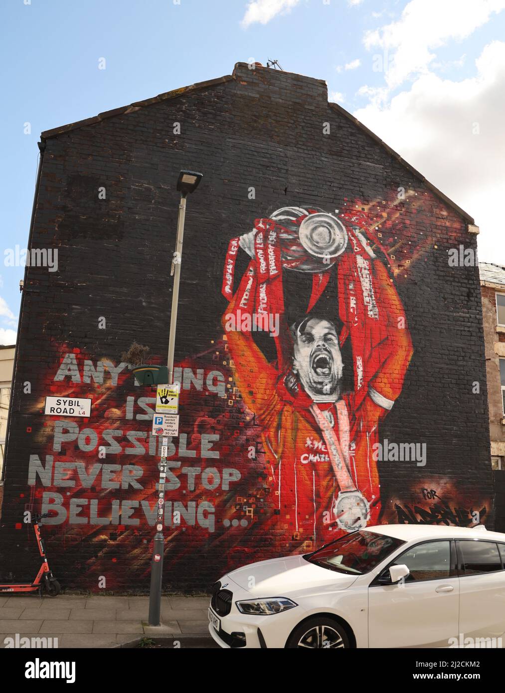 Liverpool Fc Artwork Stock Photo Alamy