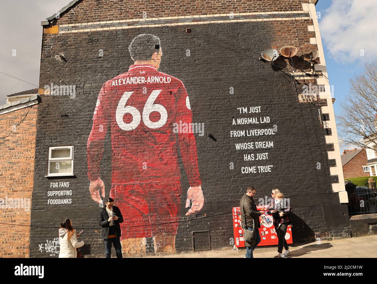 Liverpool Fc Artwork Stock Photo Alamy