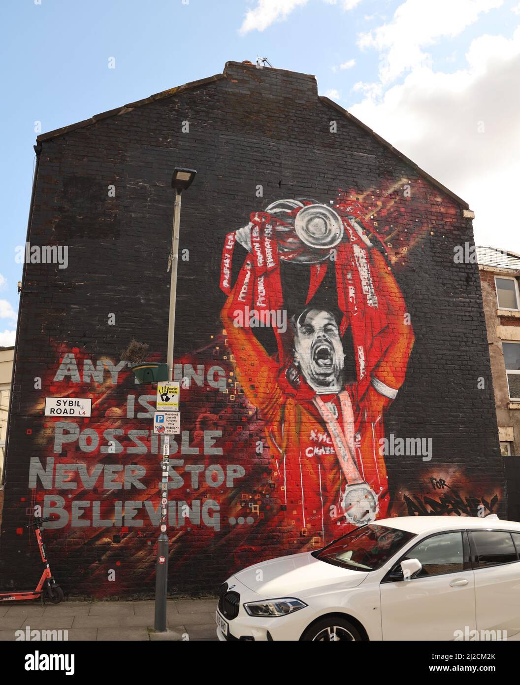 Liverpool Fc Artwork Stock Photo Alamy