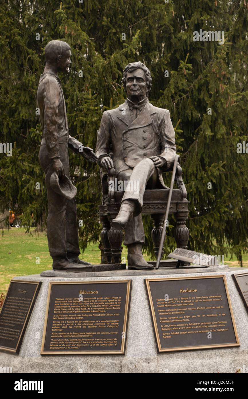 Thaddeus Stevens Statue Hi res Stock Photography And Images Alamy