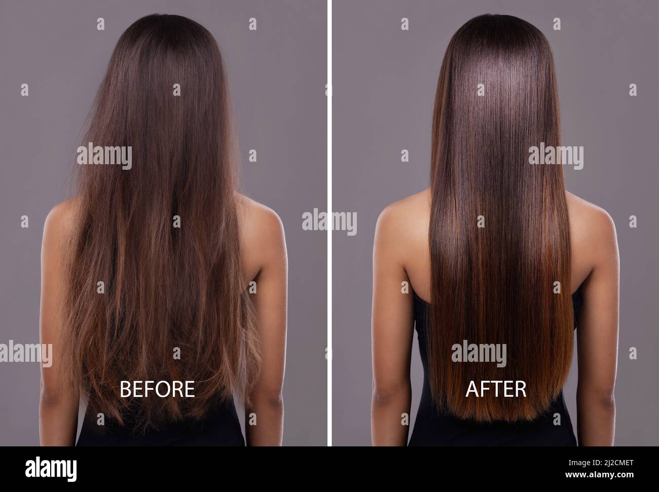 Rear view gorgeous brunette standing hi-res stock photography and ...