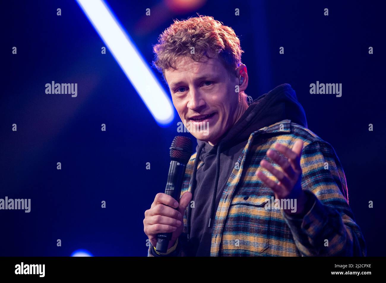 Rust, Germany. 31st Mar, 2022. Singer Tim at the D Award ceremony at Credit: Tom Weller/dpa/Alamy Live News Stock Photo - Alamy