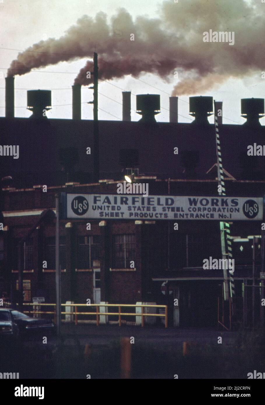 Fairfield plant of U.S. Steel ca. 1972 Stock Photo Alamy