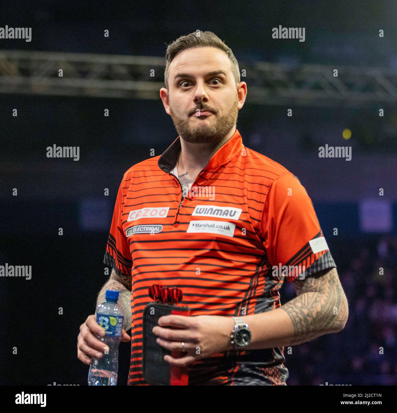 31st March 2022 ; Utilita Arena, Birmingham, England PDC Darts