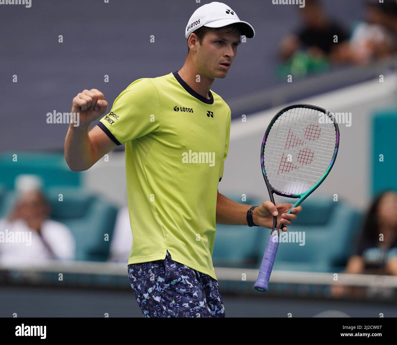 Miami Gardens FL, USA. 31st Mar, 2022. Hubert Hurkacz Vs Daniil