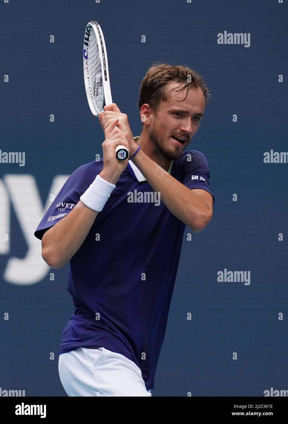 Miami Gardens FL, USA. 31st Mar, 2022. Hubert Hurkacz Vs Daniil Miami Gardens FL, USA. 31st Mar, 2022. Hubert Hurkacz Vs Daniil