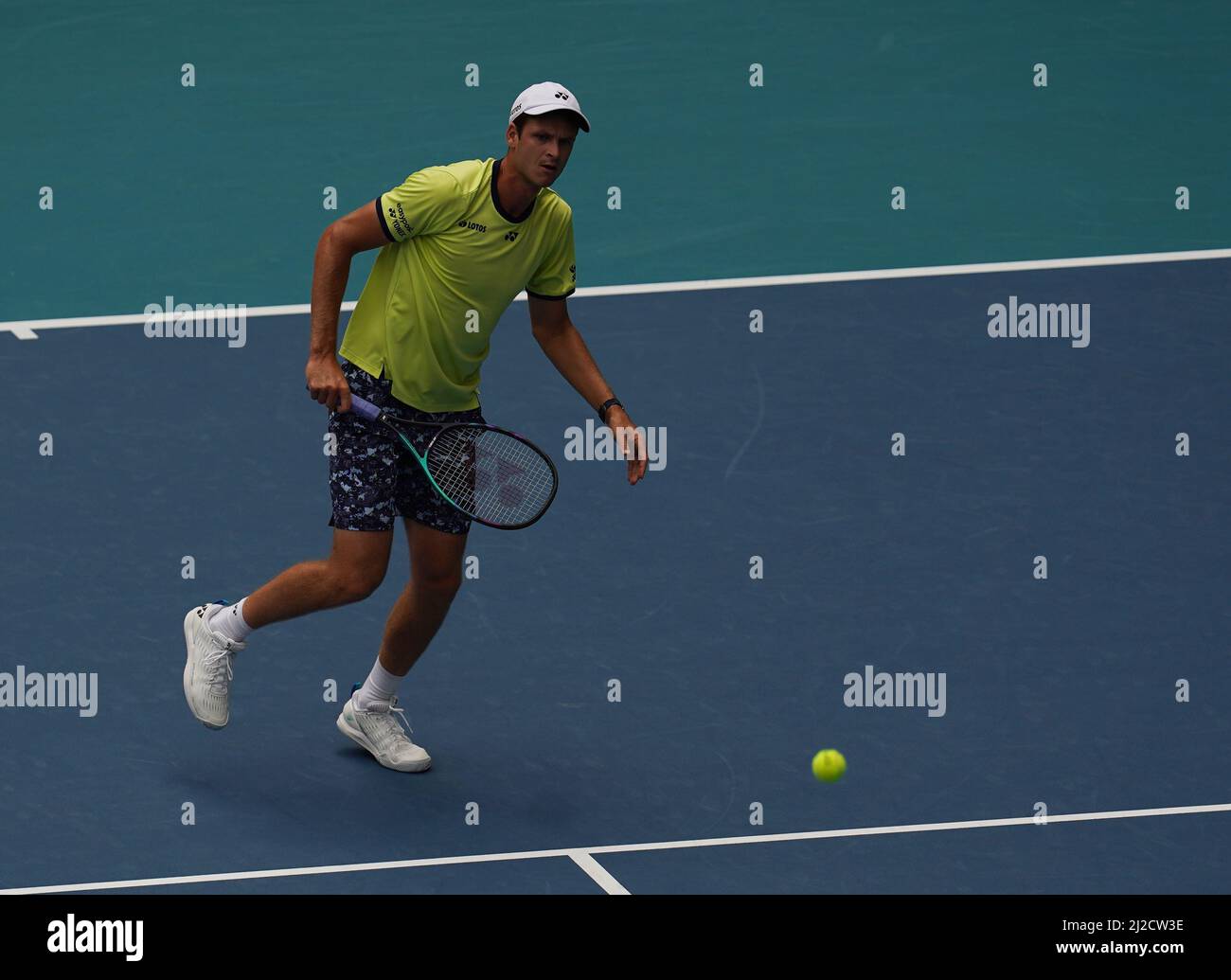 Miami Gardens FL, USA. 31st Mar, 2022. Hubert Hurkacz Vs Daniil