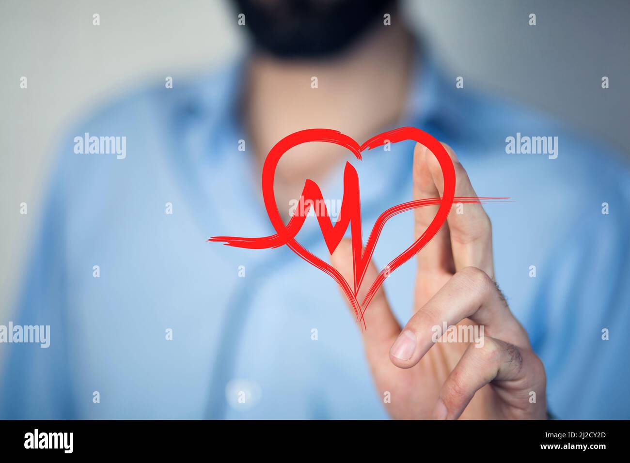 Man holding his hands in a heart shape hi-res stock photography and ...