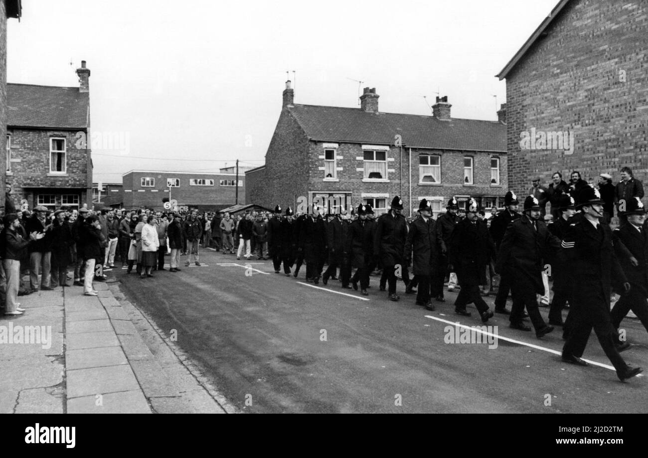 The National Miners Strike 1985 It's the end of the pit beat! Police