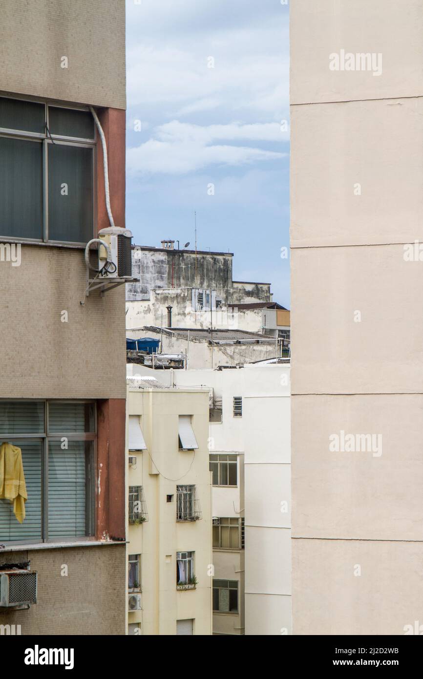 buildings in the flamengo district in Rio de Janeiro, Brazil. Stock Photo