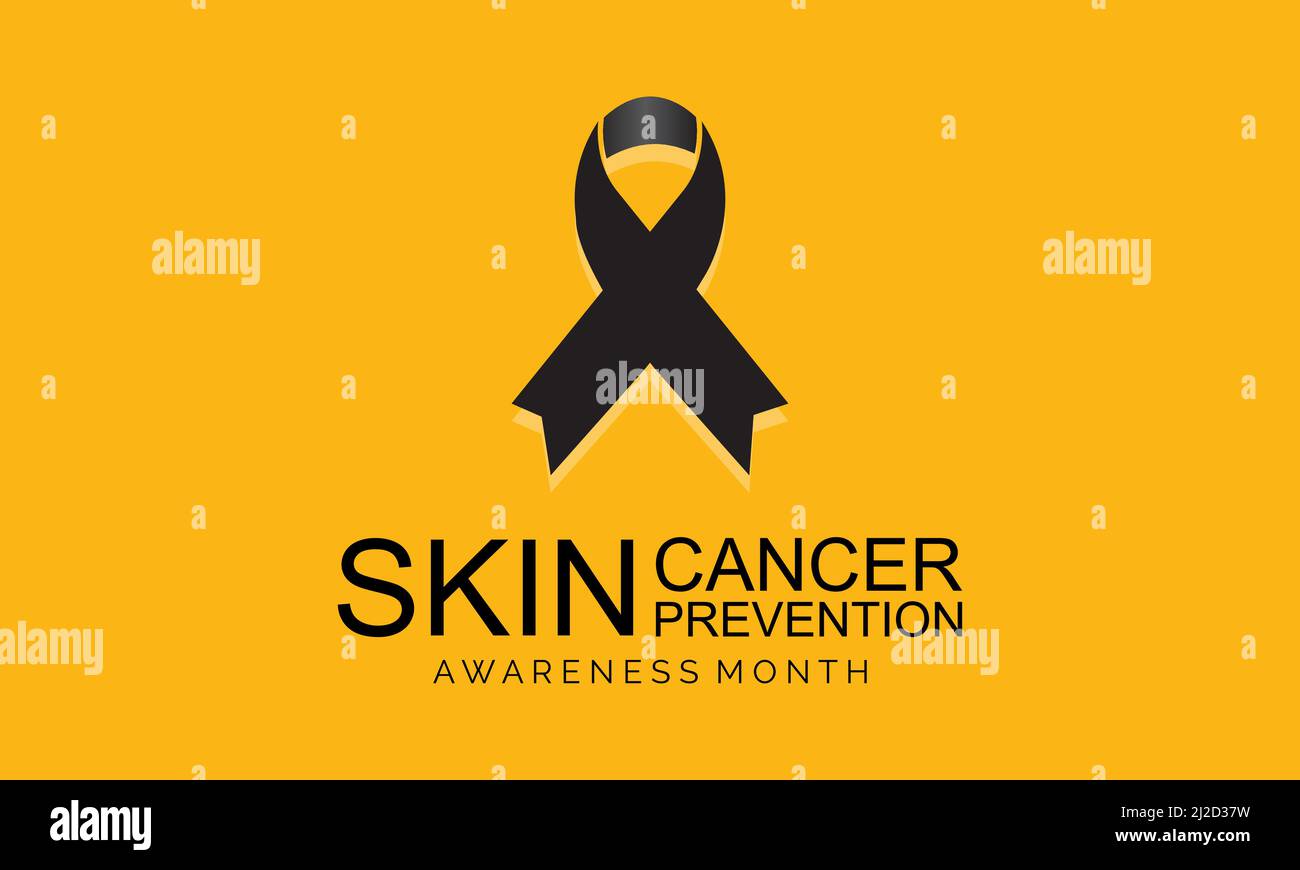 Skin Cancer and Melanoma Awareness Month. May Prevention and awareness concept for banner, card and background design. Stock Vector