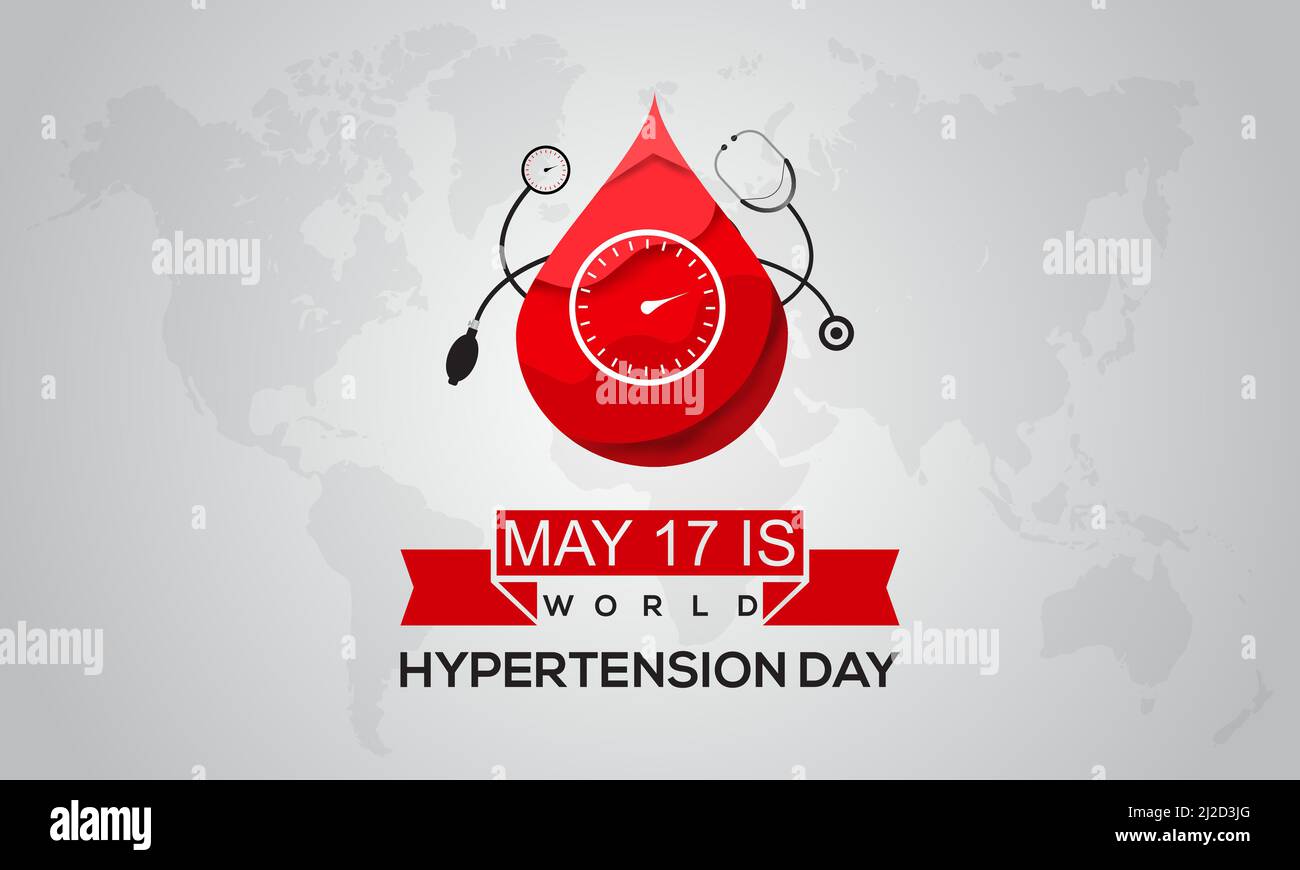 World Hypertension Day. Health raise awareness concept for banner