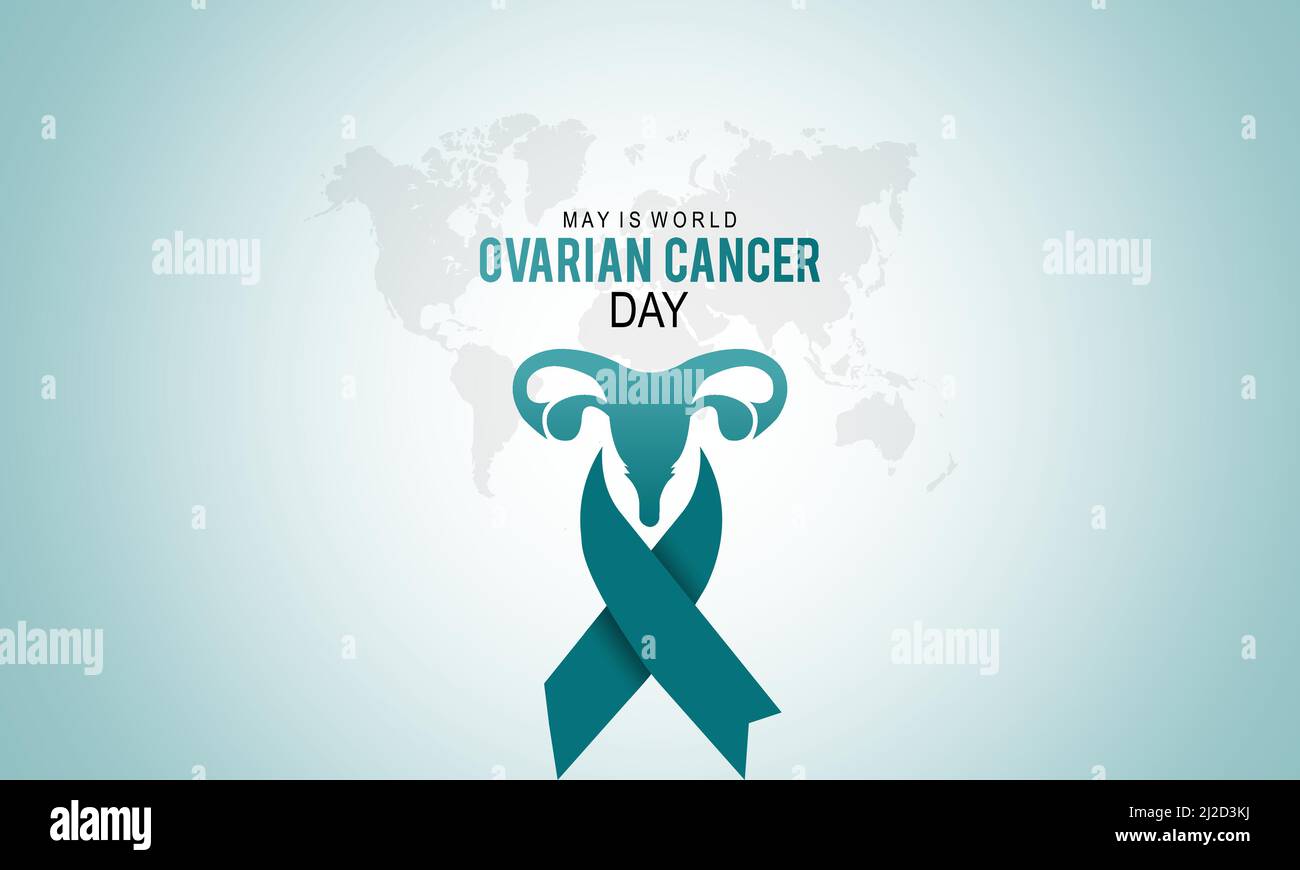World Ovarian Cancer Day. Health awareness concept for banner, poster ...