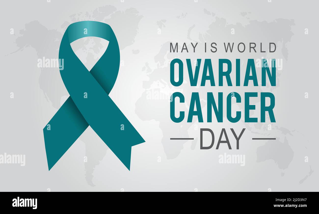 World Ovarian Cancer Day. Health awareness concept for banner, poster ...