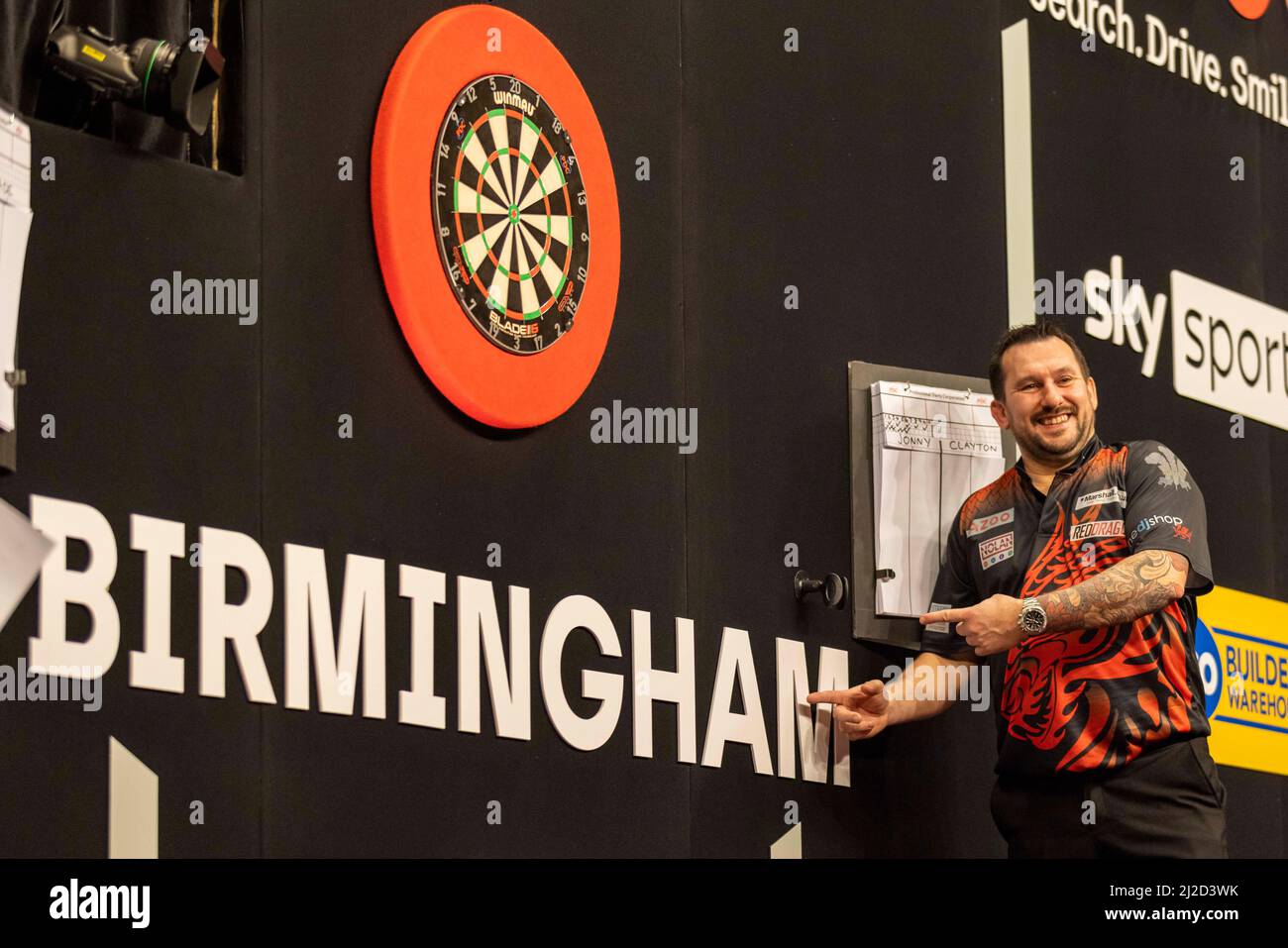 31st March 2022 ; Utilita Arena, Birmingham, England PDC Darts