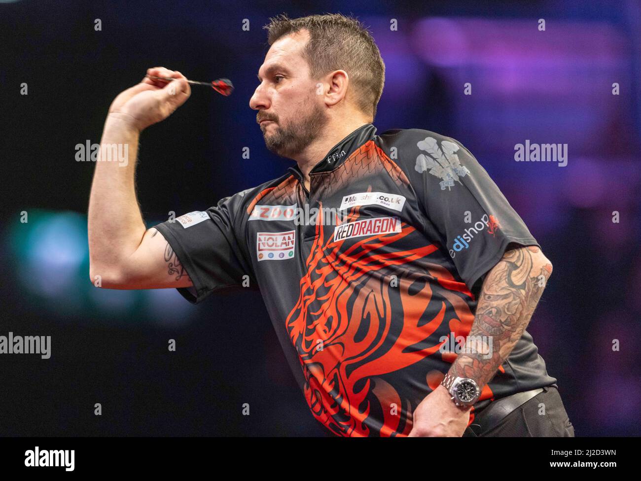 Jonny Clayton Darts 2025 Tournament Emlyn