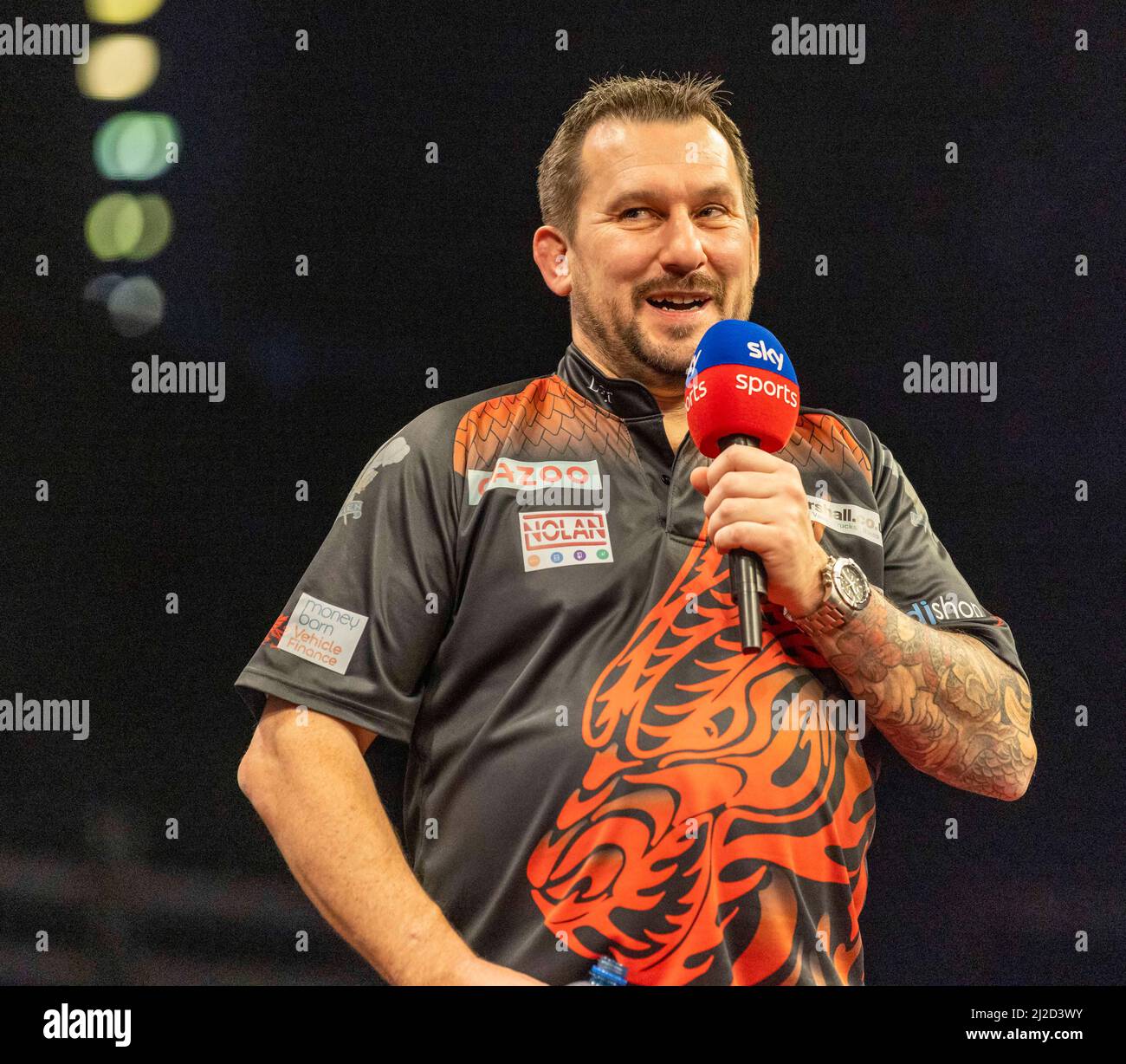 31st March 2022 ; Utilita Arena, Birmingham, England PDC Darts