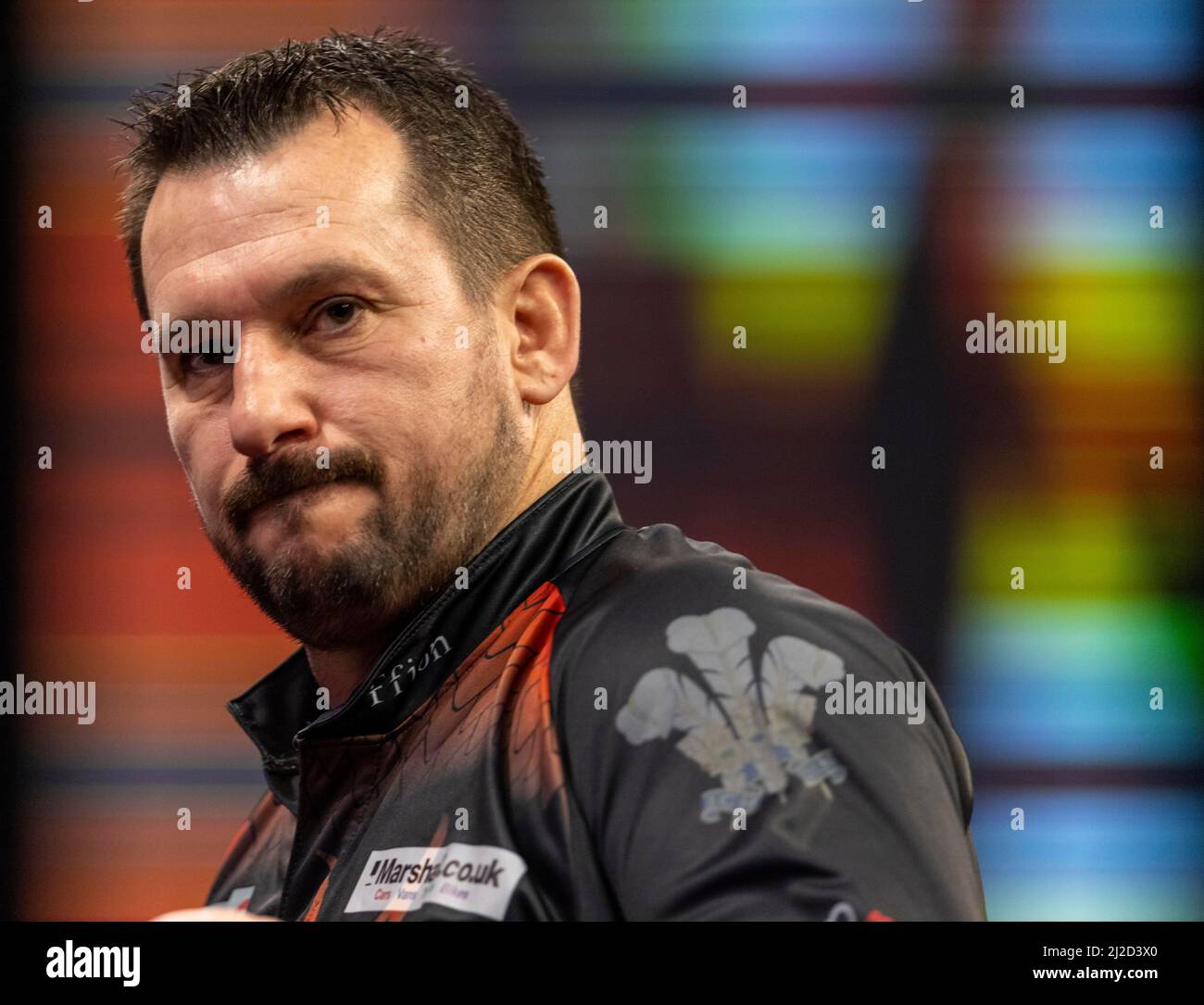 31st March 2022 ; Utilita Arena, Birmingham, England PDC Darts