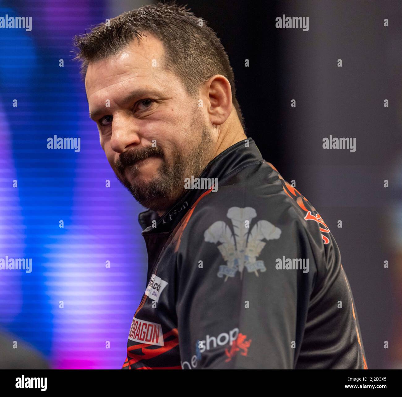 31st March 2022 ; Utilita Arena, Birmingham, England PDC Darts