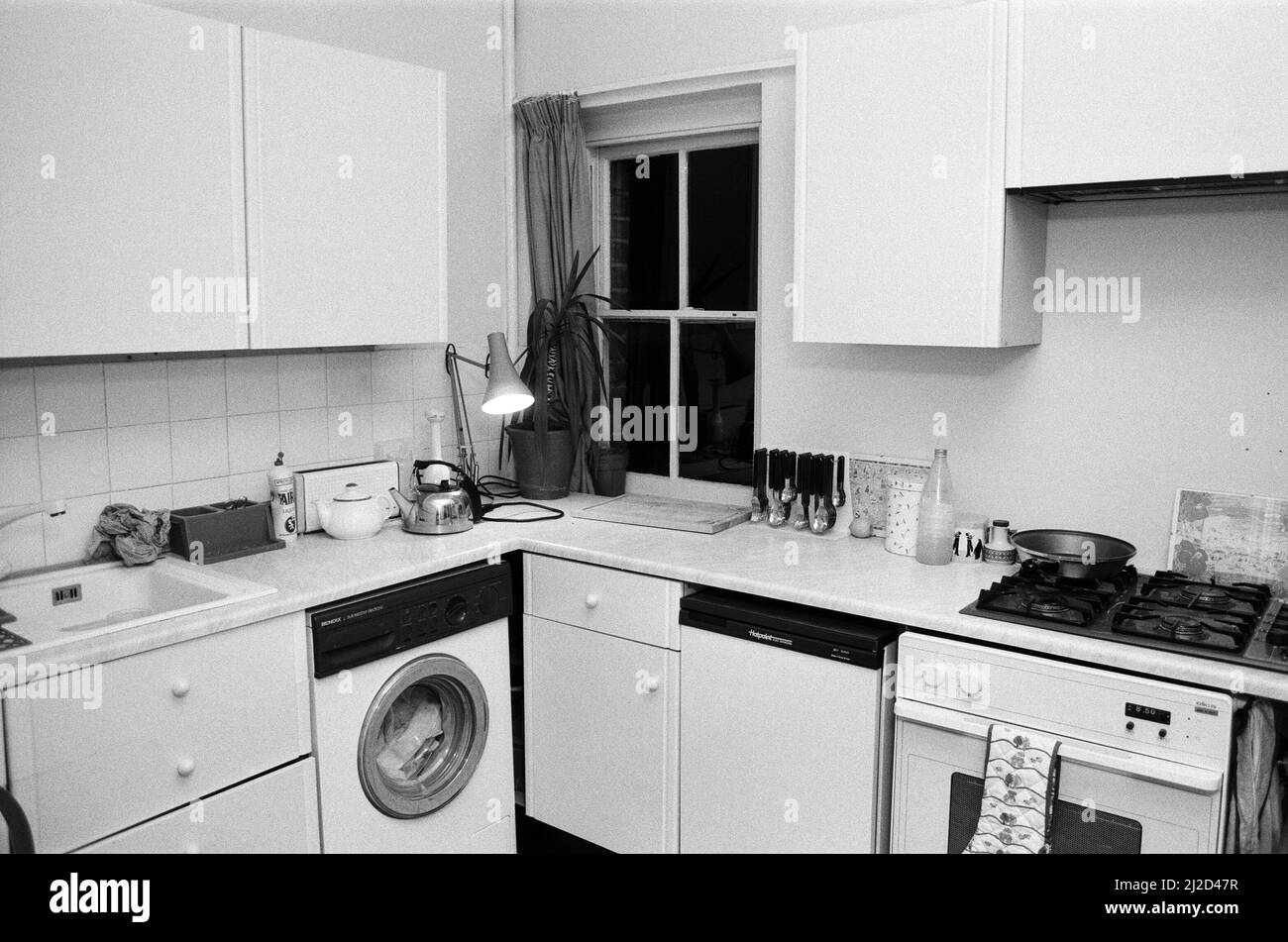 Interior views of in Clapham, London. Pictured, views of