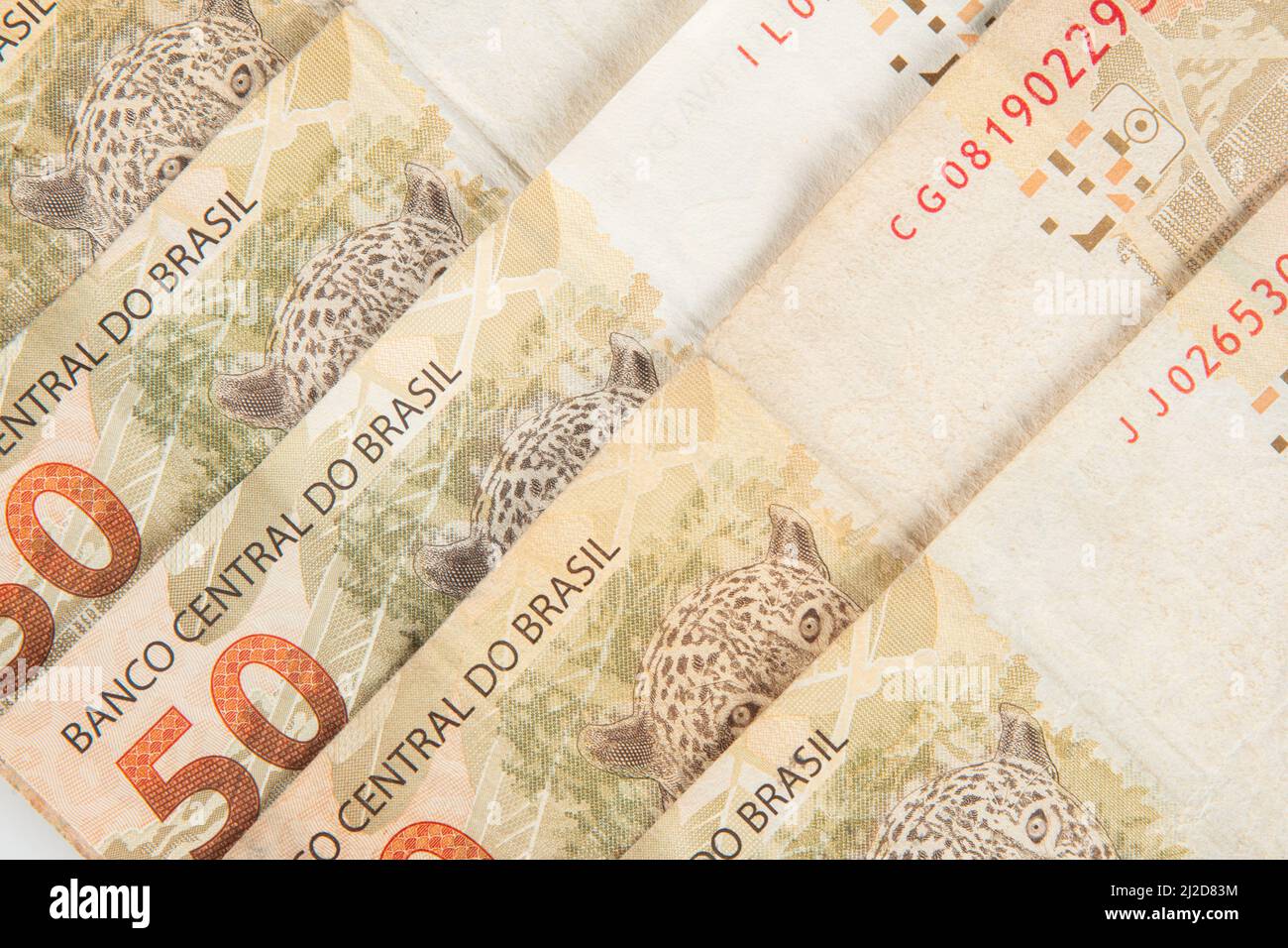 50 Reais notes, Currency of Brazil Stock Photo - Alamy