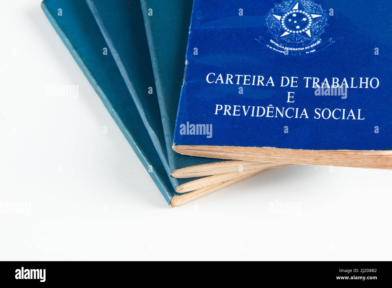 Brazilian document work and social security (Carteira de Trabalho e Previdencia  Social Stock Photo - Alamy