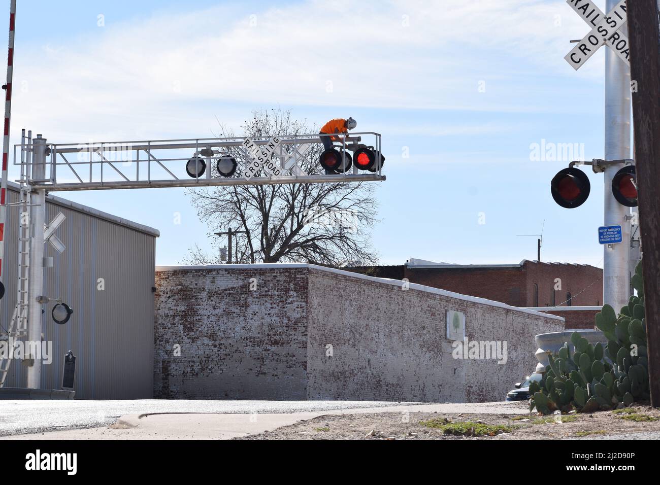 Deleon texas railroad crossing hires stock photography and images Alamy