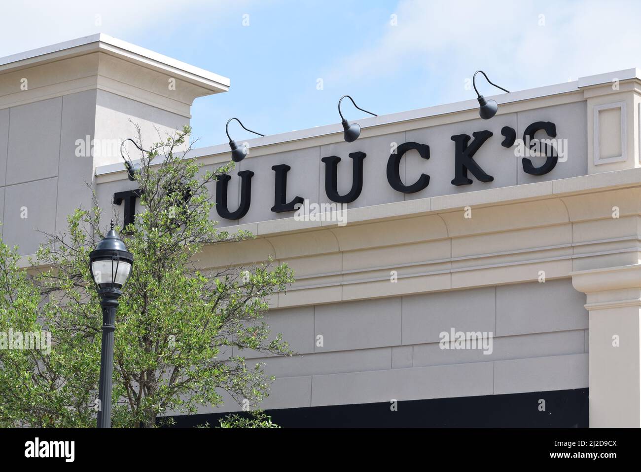 Truluck's Ocean's Finest Seafood and Crab in Southlake Town Sqare; Southlake, TX Stock Photo
