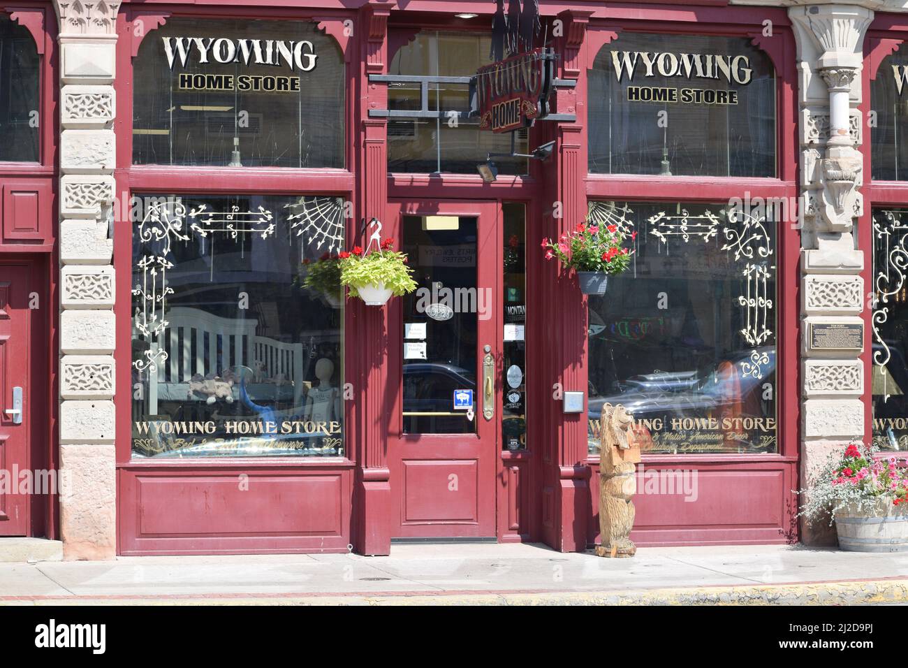 Wyoming Home Store in downtown Cheyenne Wyoming August 2021 Stock
