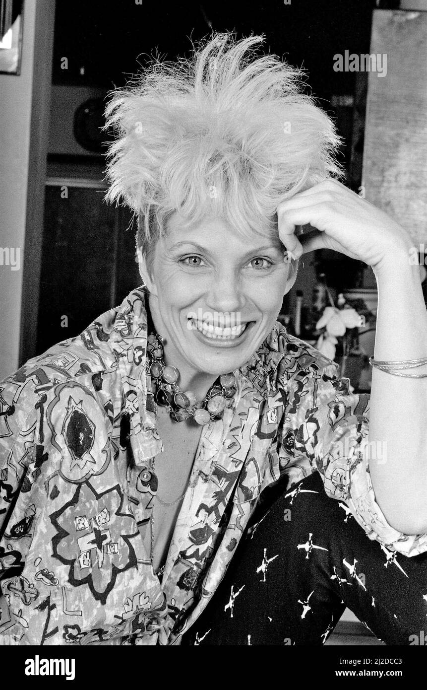 Angie Bowie, (also known as Angela Bowie) Picture taken at home