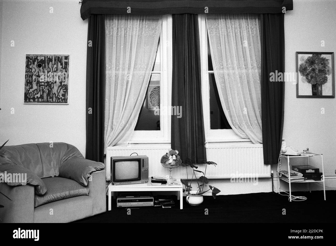 Interior views of in Clapham, London. Pictured, views of