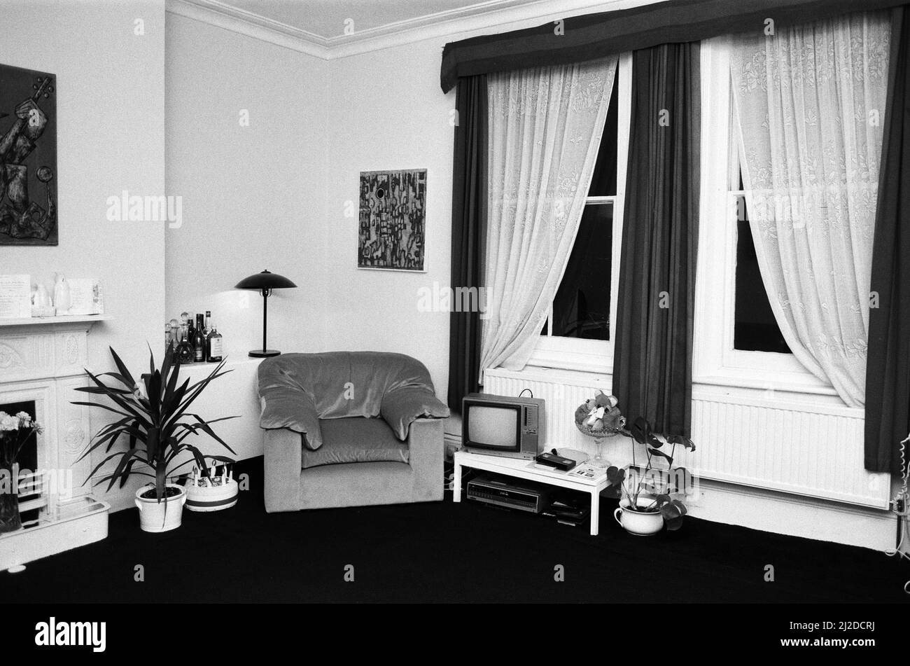 Interior views of in Clapham, London. Pictured, views of