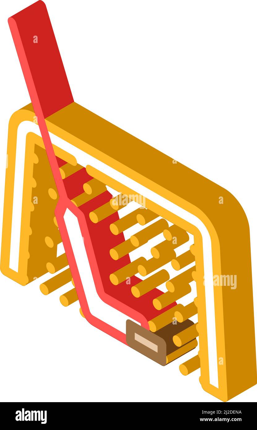 hockey sport isometric icon vector illustration Stock Vector Image ...