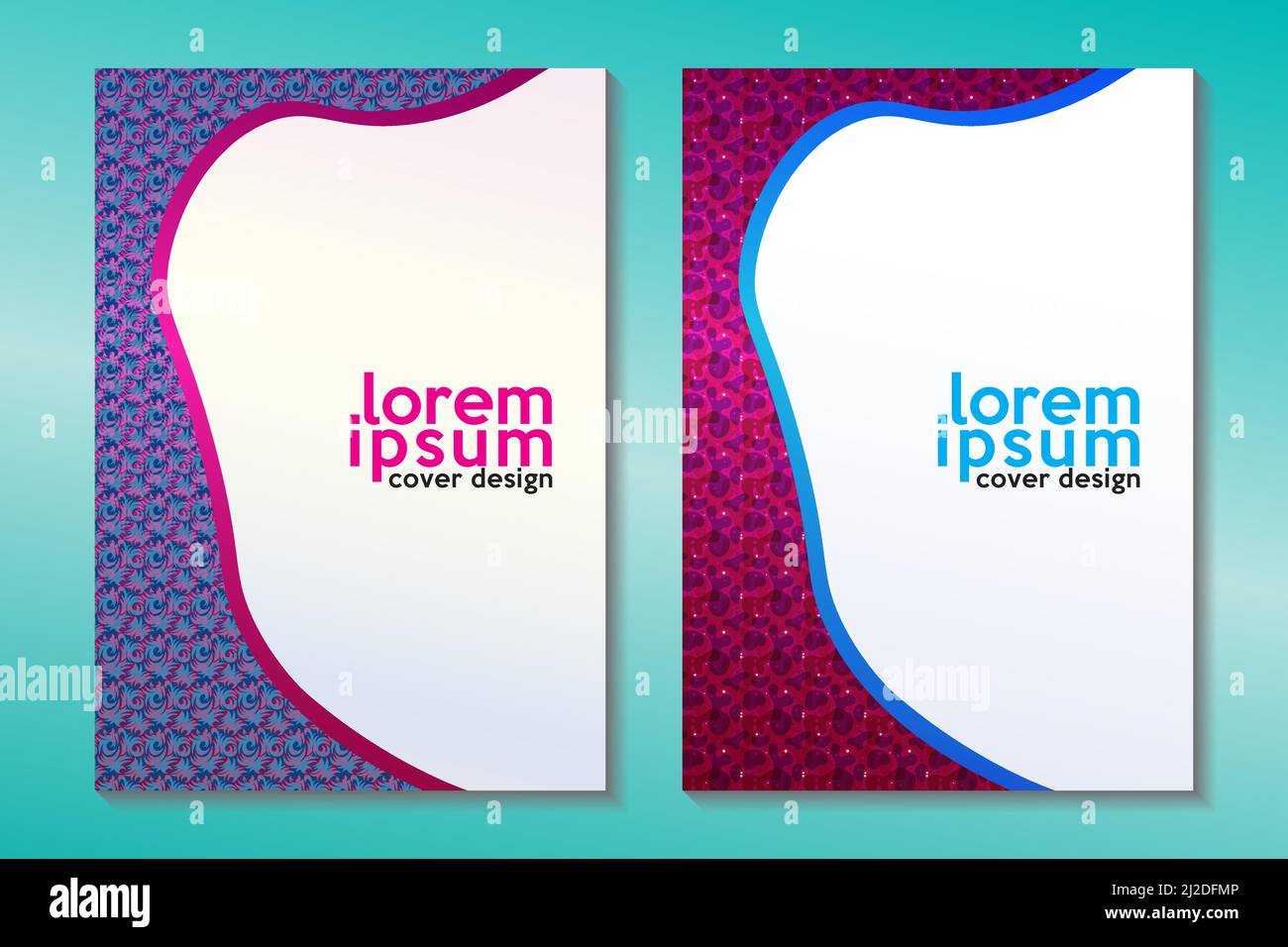 Classic Elegant Cover Design with Copy Space For Text. Stock Vector
