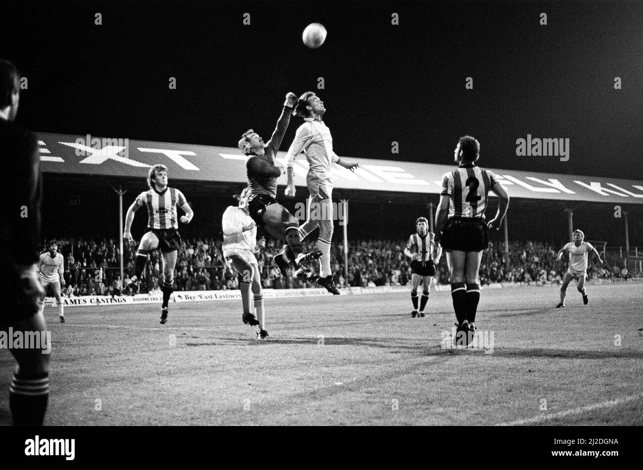 English League Division Three match held at Griffin Park, Brentford 1 -2 Reading. 17th September 1985.English League Division Three match held at Griffin Park, Brentford 1 -2 Reading. 17th September 1985. Stock Photo