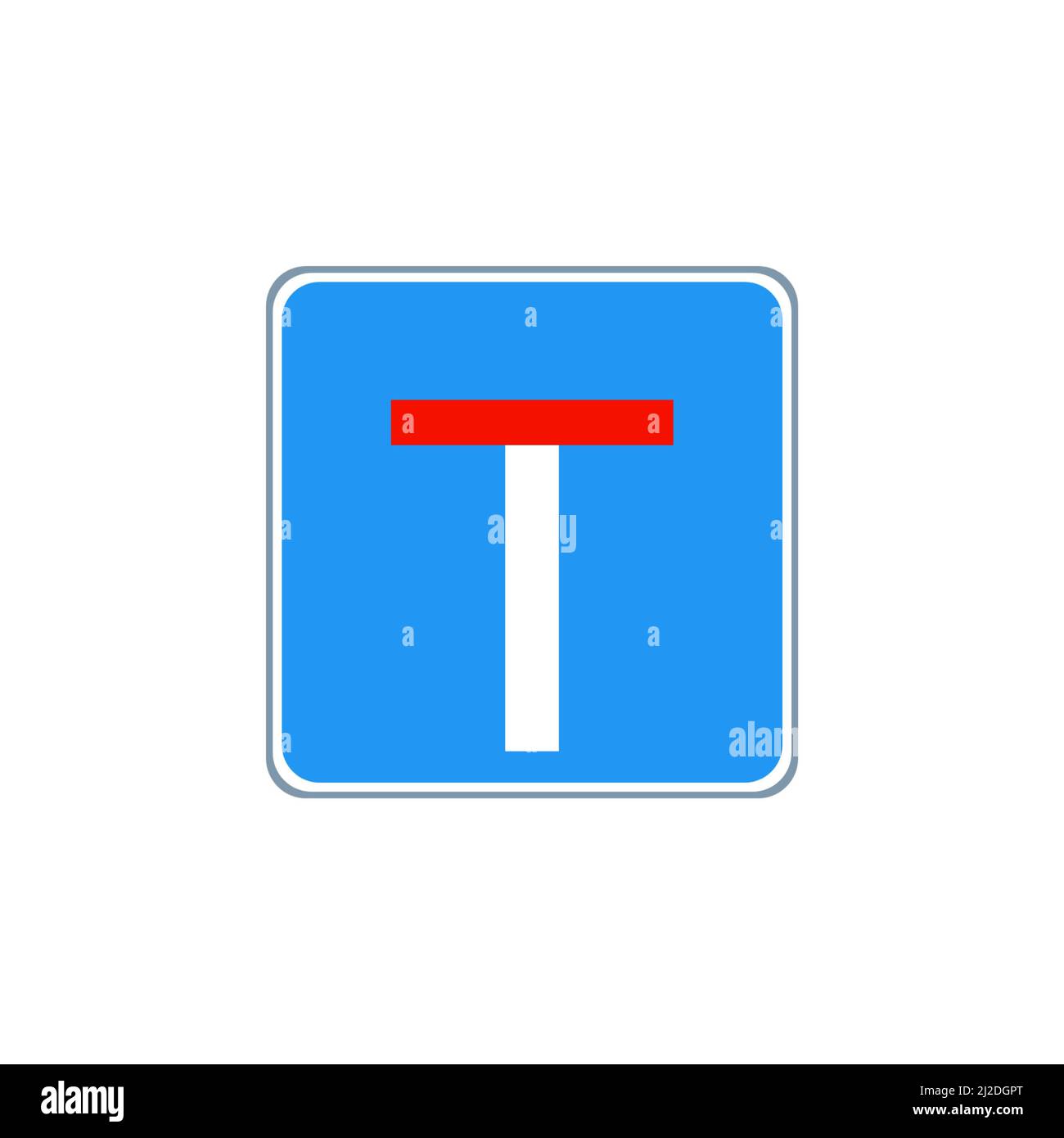 Traffic icon symbols white background. Right sign and left sign no ...