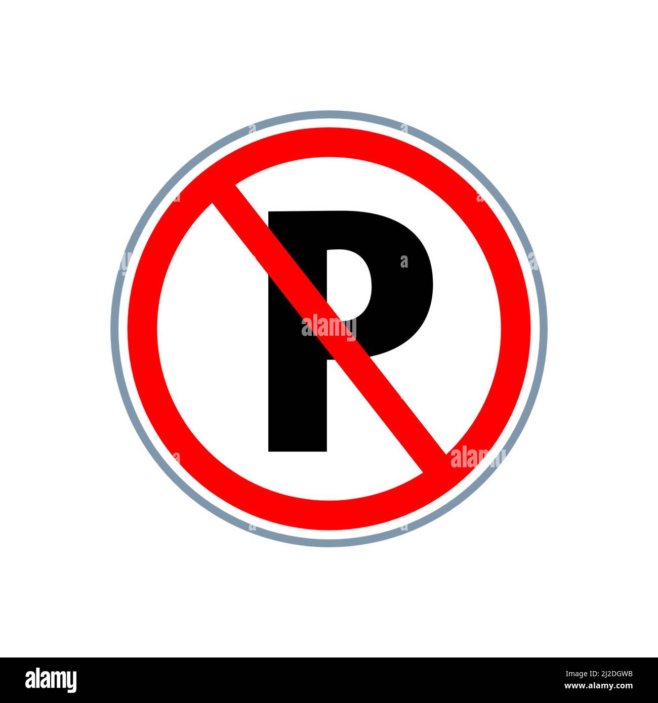 Traffic icon symbols white background. Right sign and left sign no ...